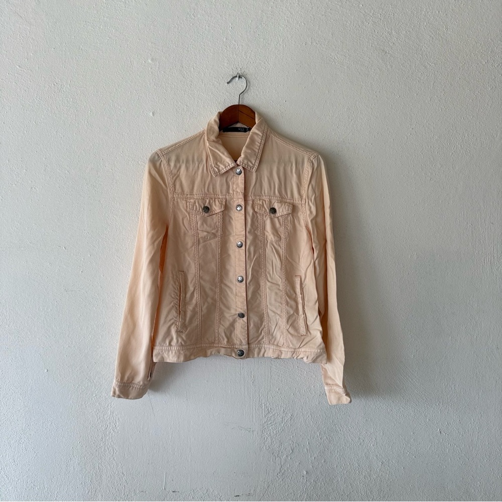 Max‎ Jeans Peach Utility Jacket Womens Size M